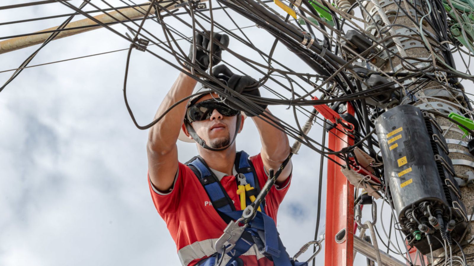 Reordenamento de cabos em Jundiaí
