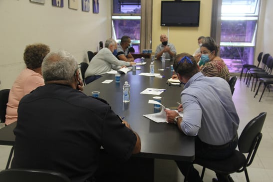 Reunião Comissão Covid-19. (Foto: Divulgação