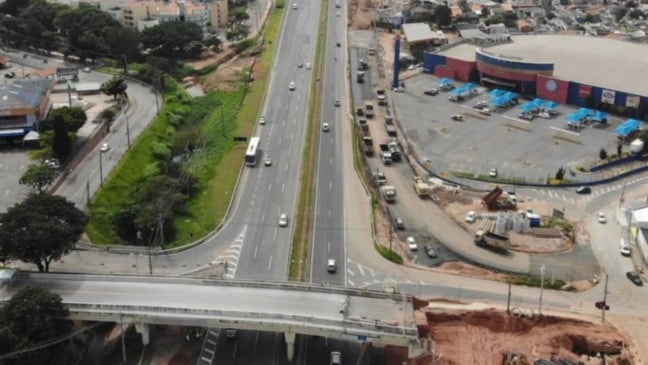 Rodovia Cereser em Jundiaí, sentido Itatiba