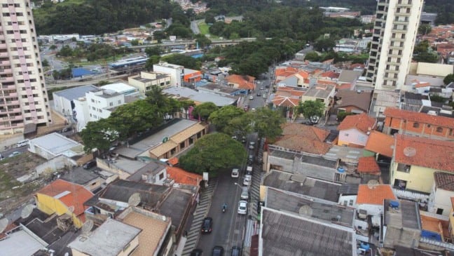 Rua do Centro de Campo Limpo Paulista