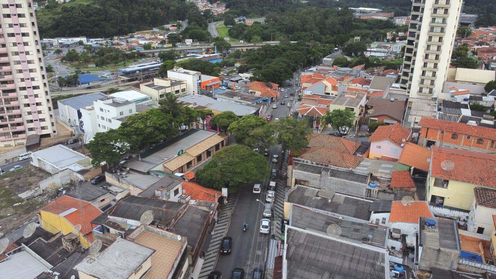 Rua do Centro de Campo Limpo Paulista