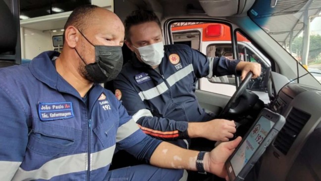 Tecnologia a serviço do SAMU facilita registros e comunicação entre equipes (Foto: Prefeitura de Jundiaí)