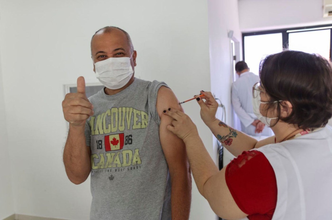 Sábado de vacinação em dois pontos. Foto: Prefeitura de Jundiaí Sábado de vacinação em dois pontos. Foto: Prefeitura de Jundiaí