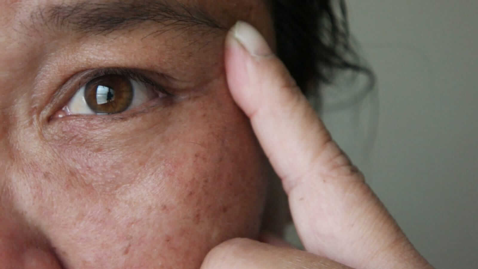 Close up em olho de mulher