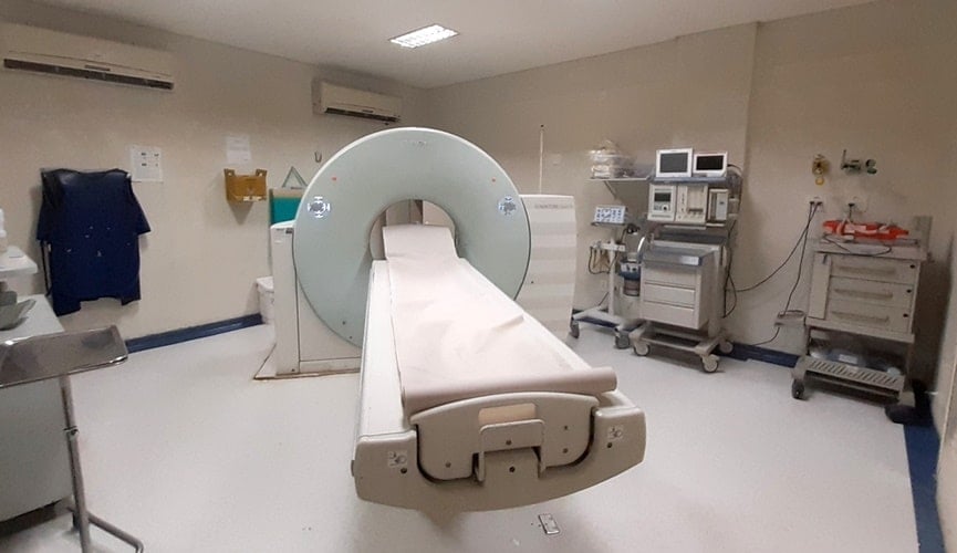 Foto de sala de tomografia