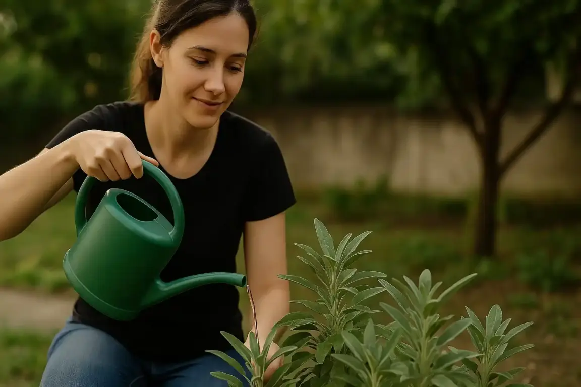 Sálvia só mantém o sabor forte se for regada nos horários certos