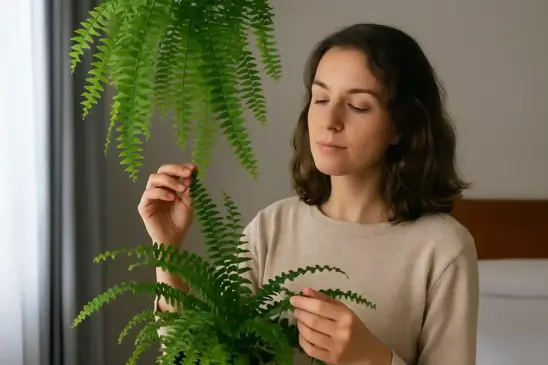 Samambaia no quarto Descubra por que ela atrapalha seu descanso
