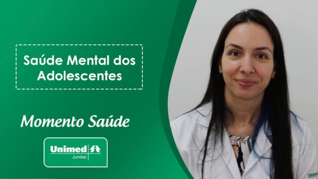 Thumb de vídeo da Unimed com médica em fundo verde