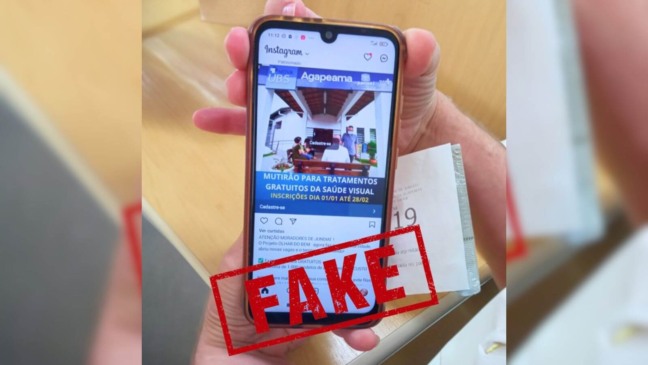 Saúde de Jundiaí alerta para golpe que oferece tratamento gratuito de saúde visual