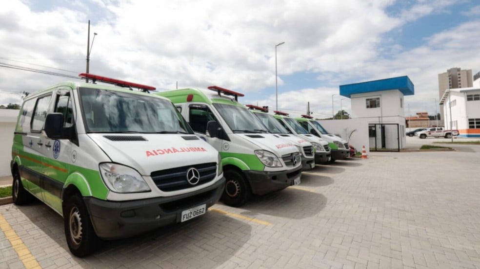 Ambulâncias do SAEC/SAMU de Jundiaí