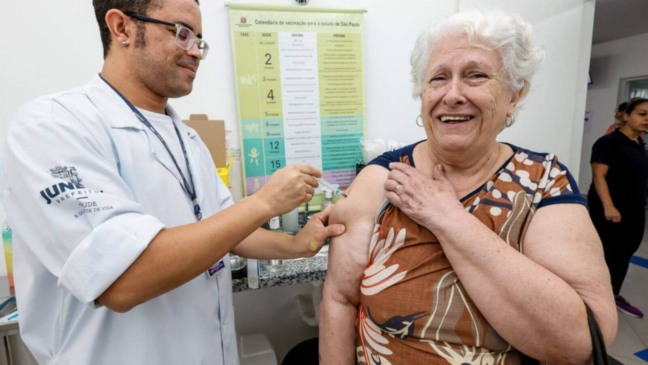 Vacinação contra gripe em Jundiaí