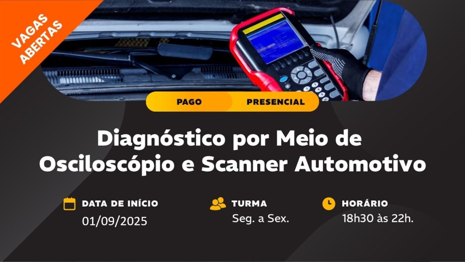 Senai Jundiaí oferece curso prático de diagnóstico com scanner automotivo