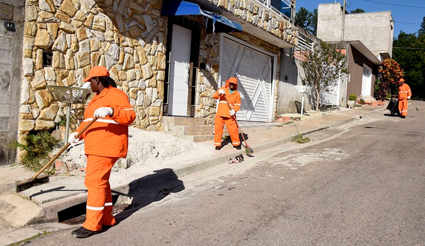 Ampliação do serviço de varrição em Jundiaí