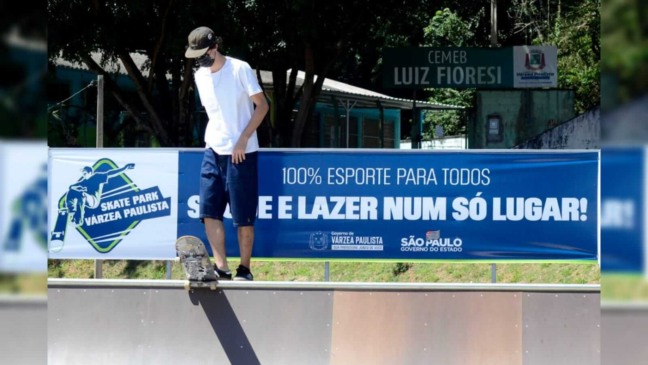 Várzea Paulista ganha novo espaço para a prática do skate