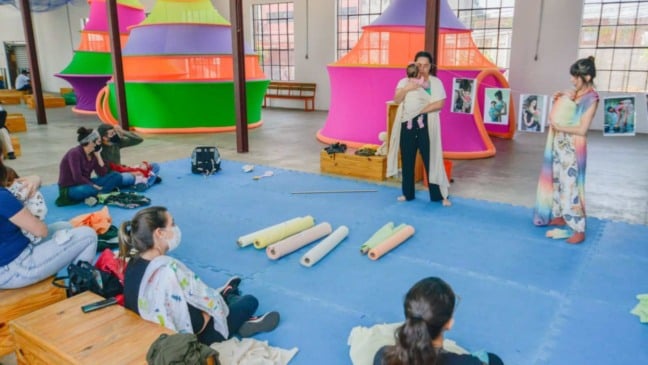 Uma outra turma participou da oficina com Érica Bigheto nos meses de agosto e setembro (Foto: Prefeitura de Jundiaí)