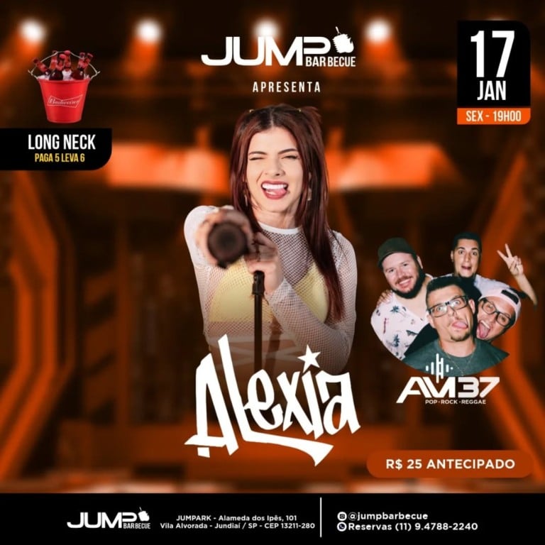 Bandas se apresentarão no Jumpbarbecue