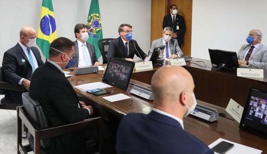Governo declara transmissão comunitária do novo coronavírus em todo o território nacional (Foto: TV BRASIL)
