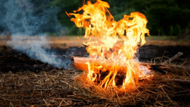 Morro da Baleia, em Jundiaí, é atingido por incêndio de grandes proporções