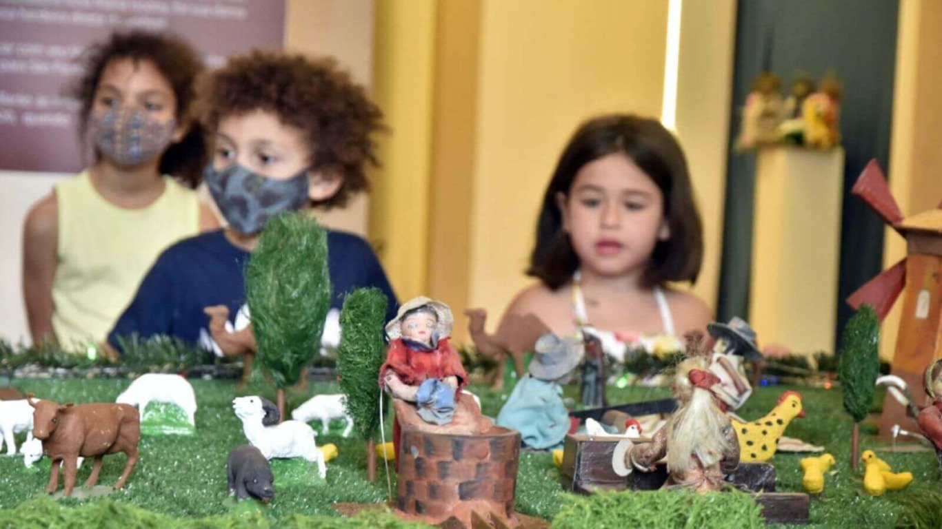 Crianças em exposição