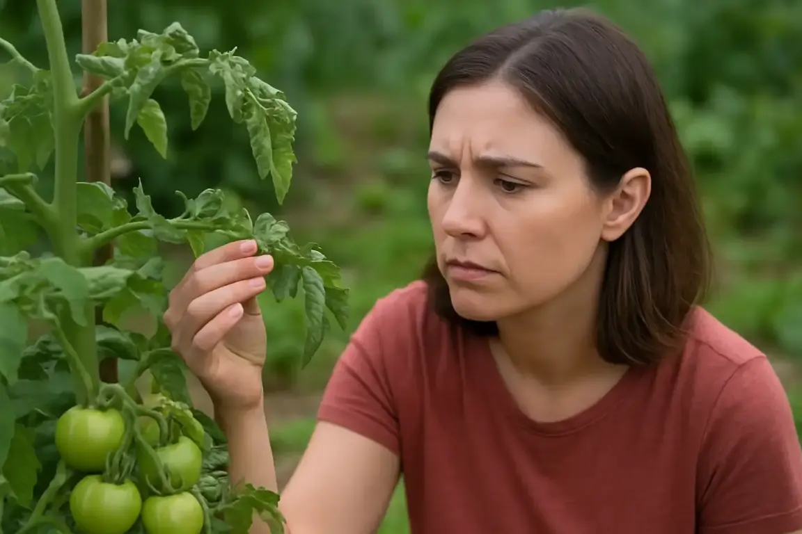 Tomate com folhas enroladas Saiba o que isso diz sobre seu solo