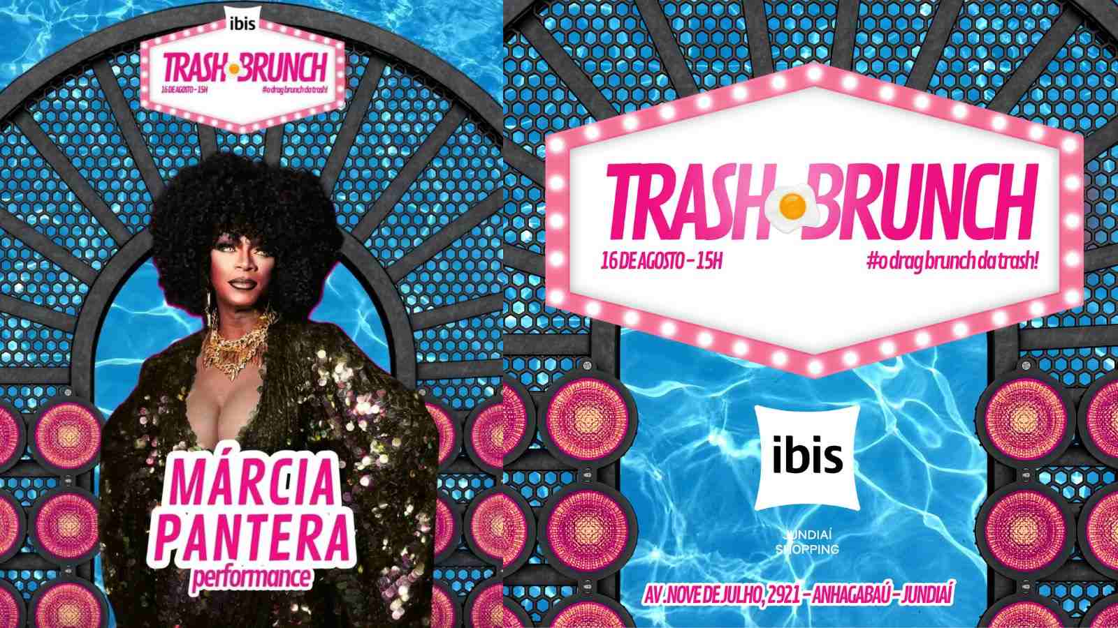 Flyer sobre o Trash Brunch