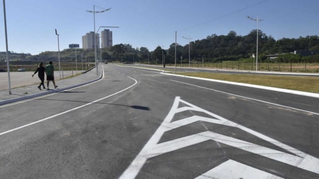 Parte concluída da obra no Complexo Samuel Martins