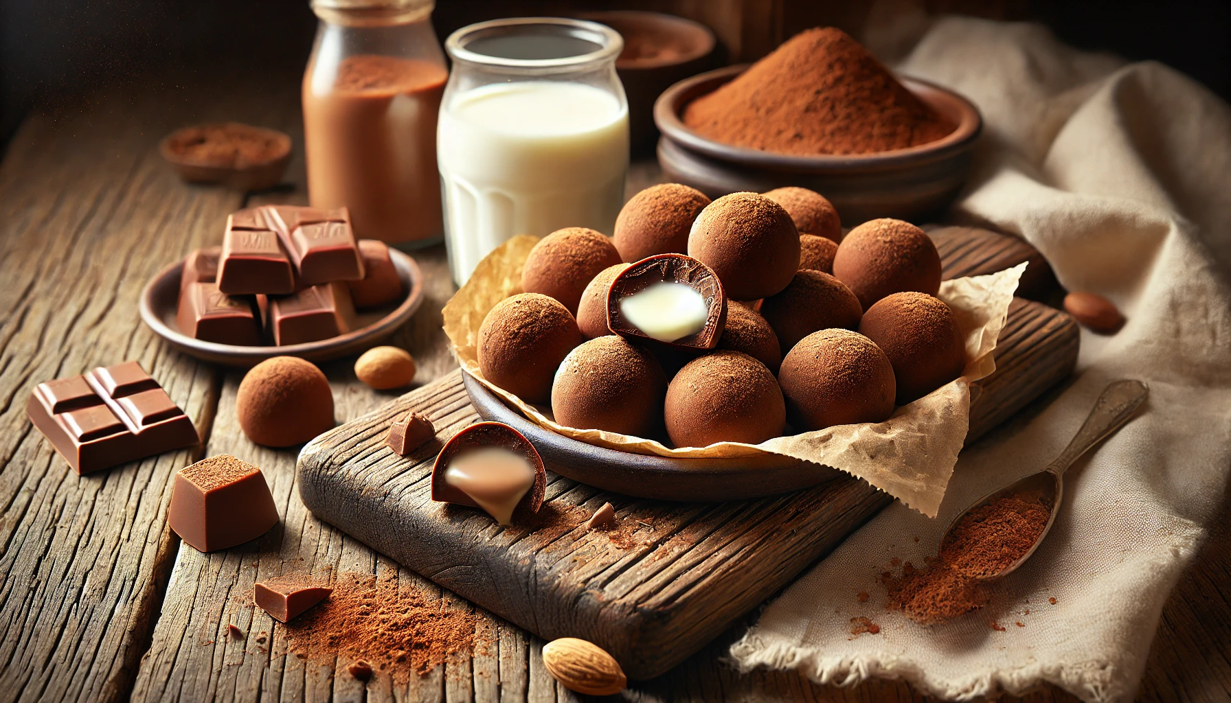 Trufas de chocolate ao leite 6 receitas de recheio irresistíveis