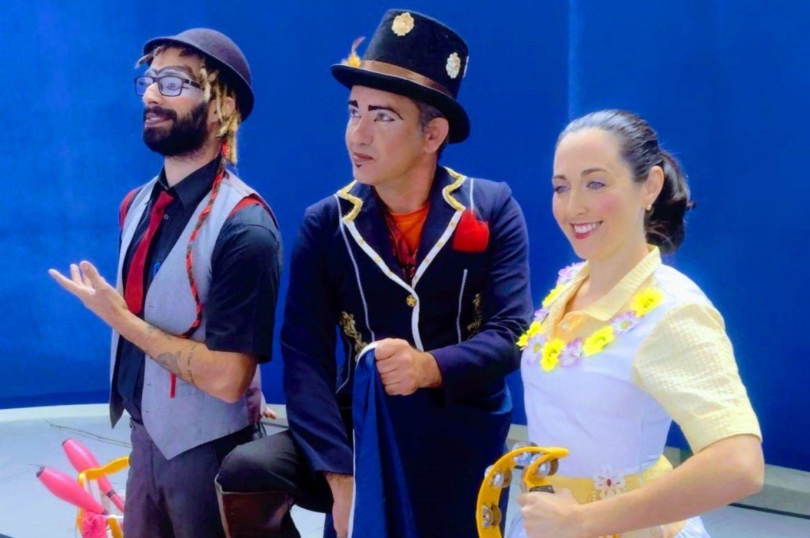 Trupe Pling também se apresenta na BNF neste sábado (24), às 11h. Foto: Divulgação Trupe Pling também se apresenta na BNF neste sábado (24), às 11h. Foto: Divulgação