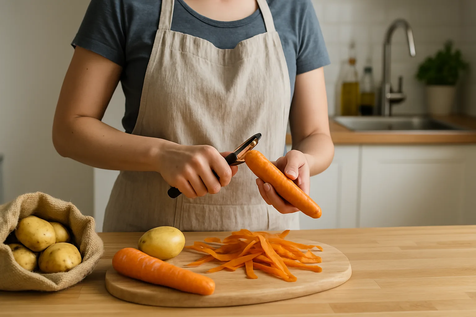 Truques para descascar frutas e legumes sem perder tempo e sem desperdício