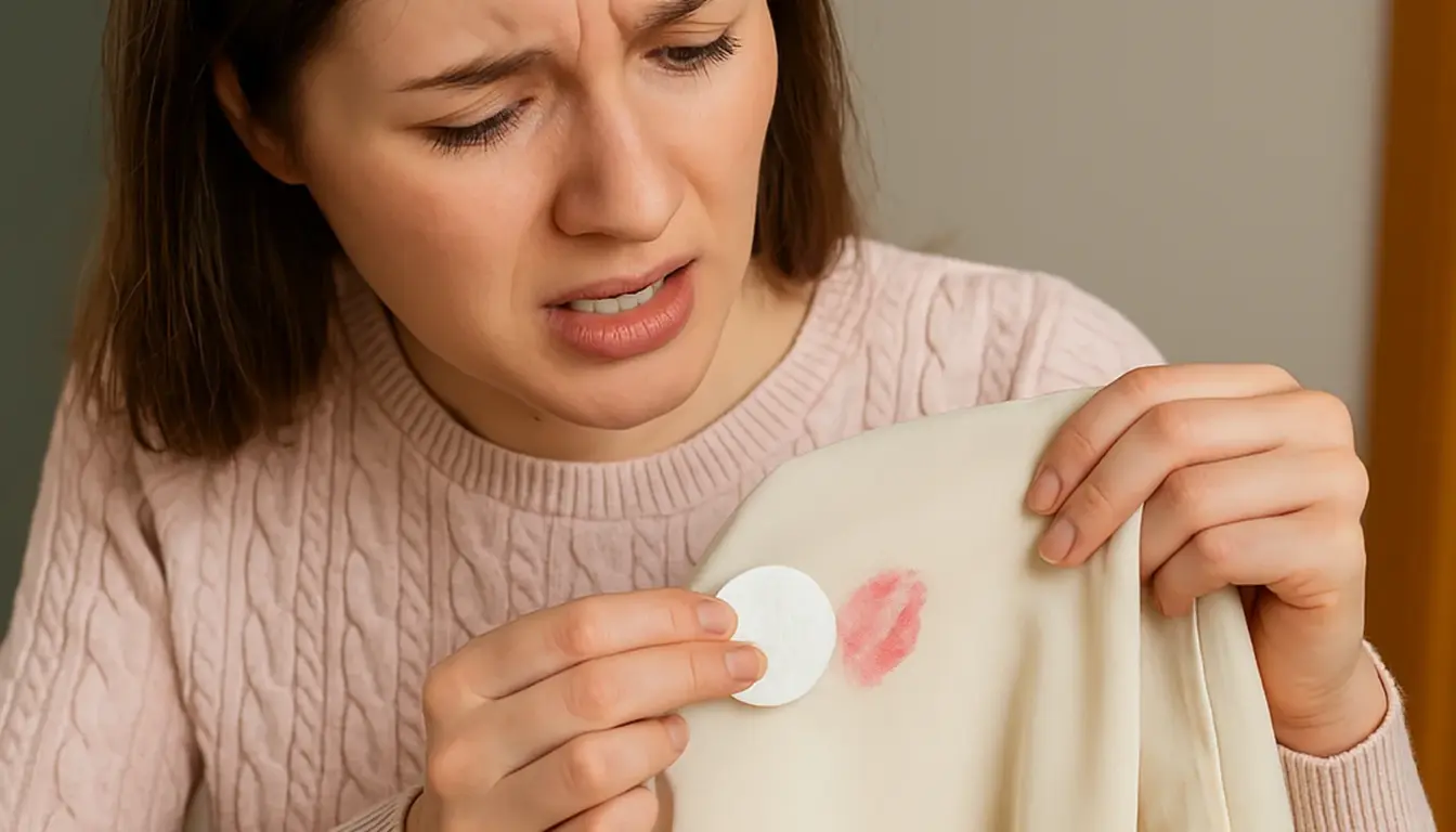 Truques para remover manchas de batom de tecidos delicados