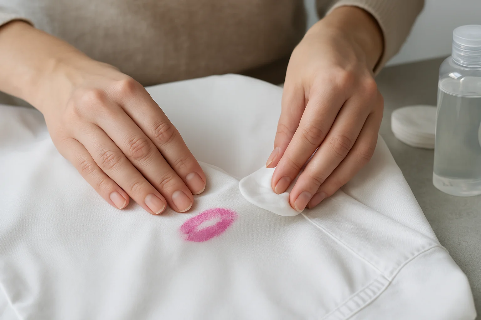 Truques para remover manchas de batom de tecidos delicados