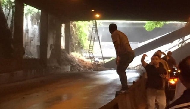 Queda de estrutura no Rio