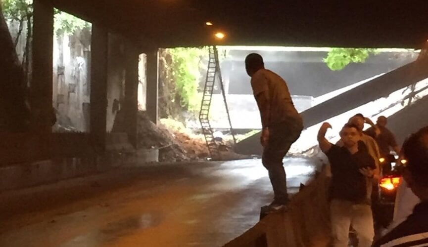 Queda de estrutura no Rio