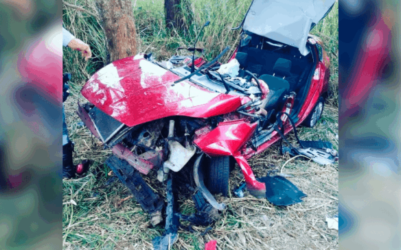 Acidente ocorreu no feriado do dia 12. (Foto: Reprodução/G1)