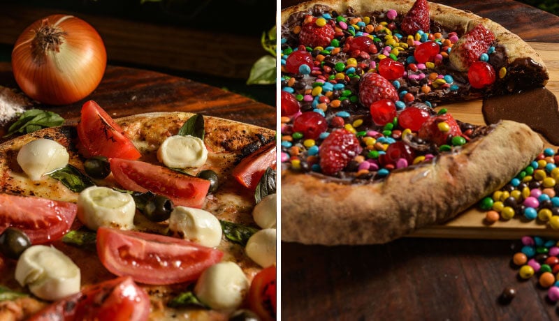 Pizzas de Marguerita Especial e M e M's