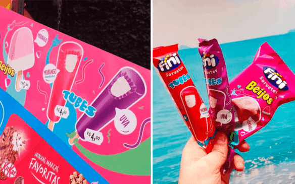 Os sorvetes já estão sendo vendidos nos principais pontos de venda do país. (Foto: Geek Publicitário/Instagram)