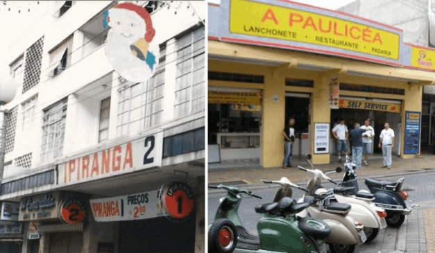 Fachadas do Cine Ipiranga e Paulicéa