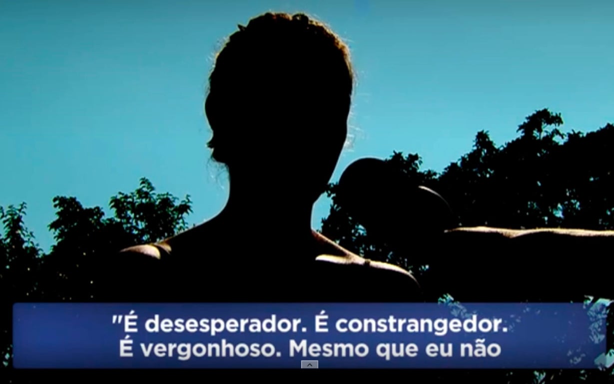 Vítima contou detalhes do abuso. (Foto: Reprodução/R7)