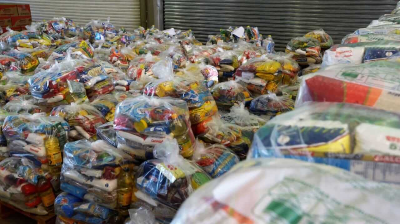 Montante de cestas básicas de alimentos