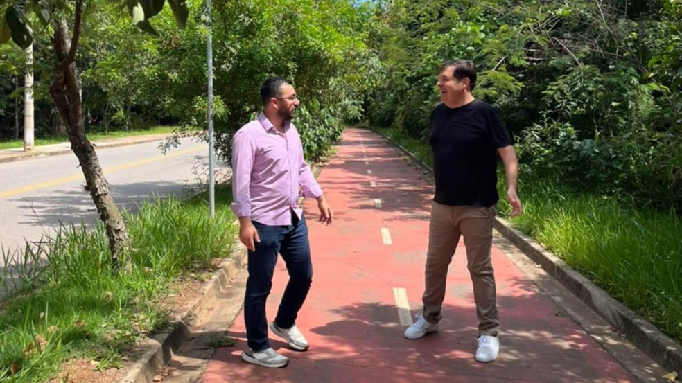 Vereador Faouaz no bairro Engordadouro, em Jundiaí