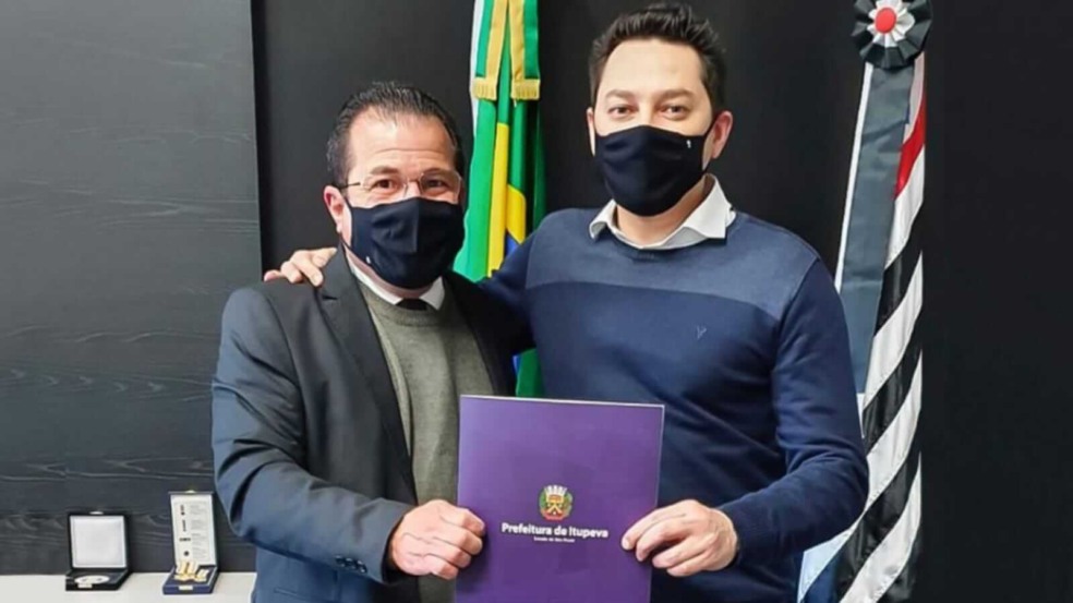 Vice-prefeito Alexandre Mustafa se reuniu com o secretário estadual de Desenvolvimento Regional, Marco Vinholi