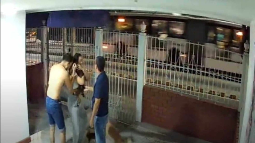 Print de vídeo de câmera de segurança