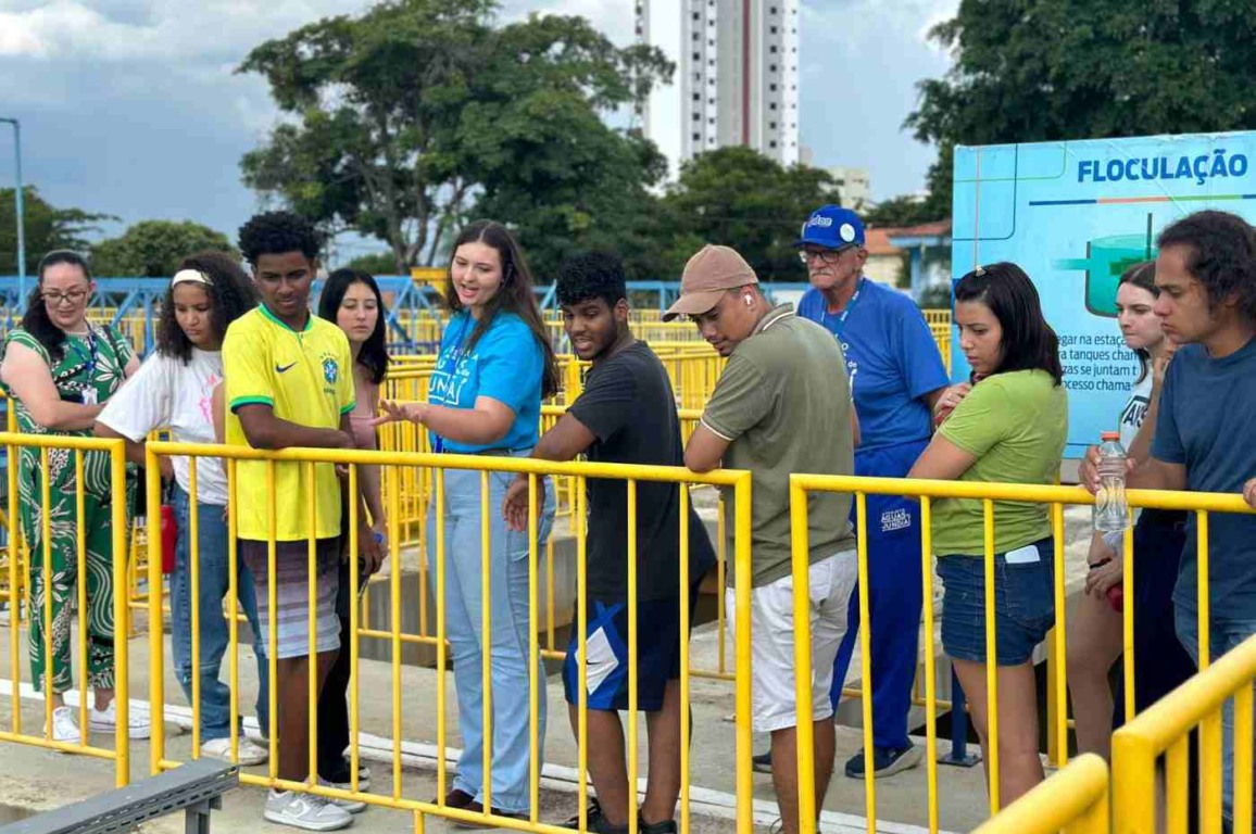 Desafio do Consumo Consciente e visita à ETA marcam início da Semana da Água na DAE Jundiaí