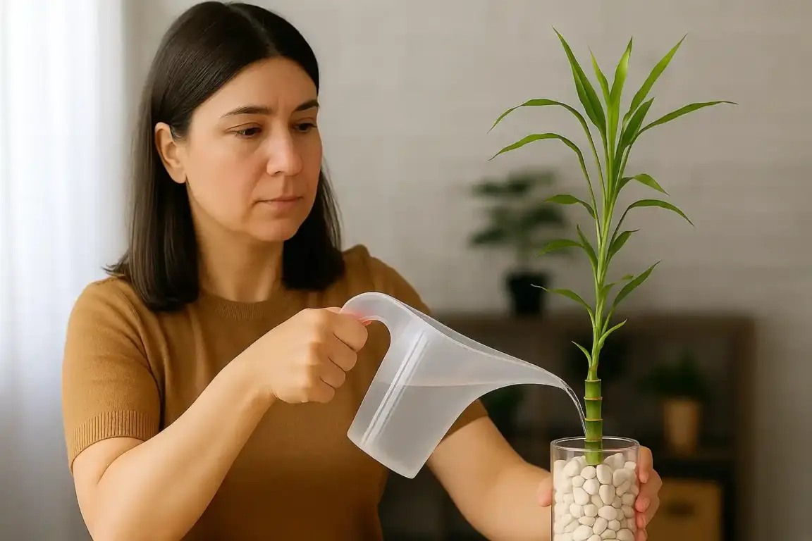 Você rega o bambu-da-sorte do jeito errado Saiba como evitar