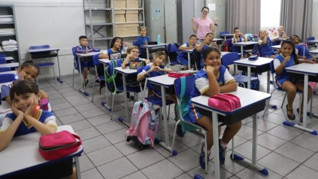 Alunos da rede municipal de Itupeva