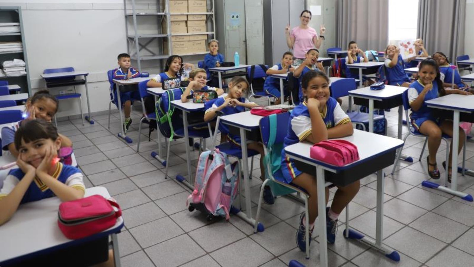 Alunos da rede municipal de Itupeva