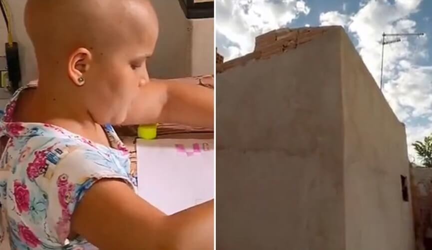 Voluntários doaram material e móveis