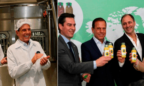 Governador João Doria inaugura linha de sucos da empresa Natural One (Foto: Divulgação)