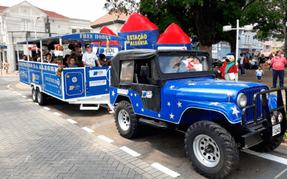 O trenzinho Expresso da Alegria será uma das atrações deste sábado (5). (Foto: Divulgação)