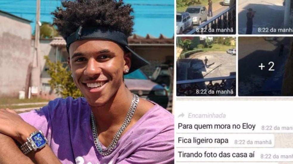 Gabriel mora com a família em Cabreúva, mas trabalha com o pai na borracharia da família, no Eloy Chaves. (Foto: Arquivo pessoal/Reprodução/Folha de S. Paulo) Gabriel mora com a família em Cabreúva, mas trabalha com o pai na borracharia da família, no Eloy Chaves. (Foto: Arquivo pessoal/Reprodução/Folha de S. Paulo)